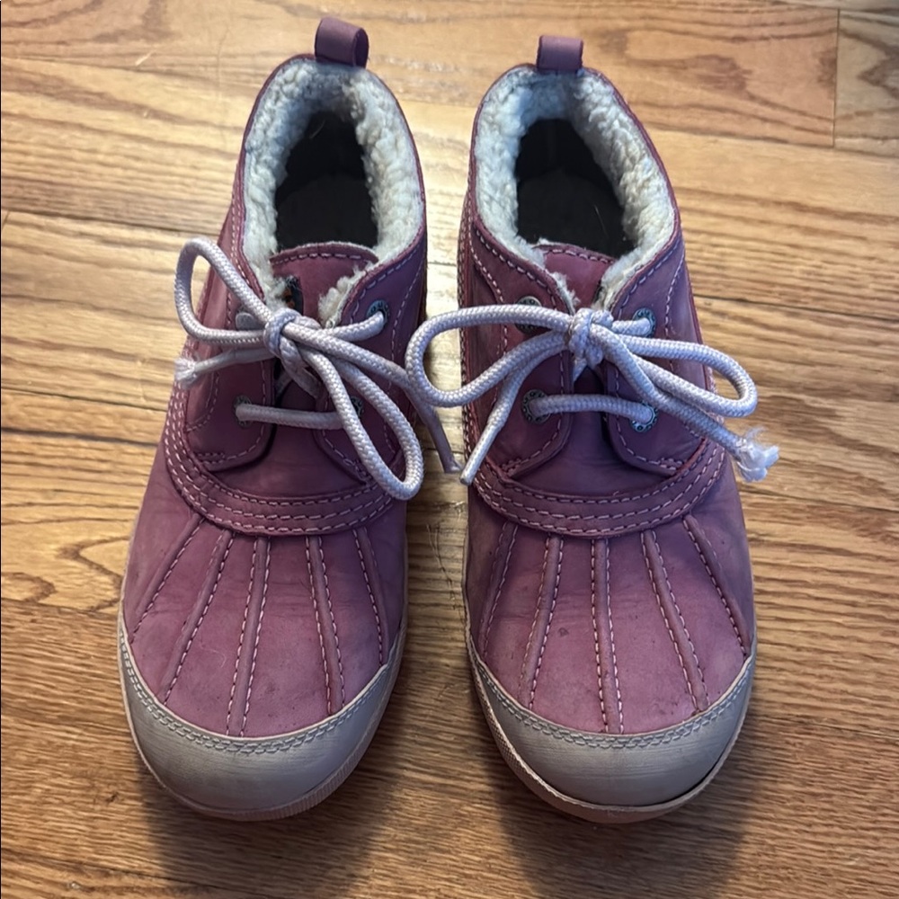 UGG girls pink waterproof low moccasin